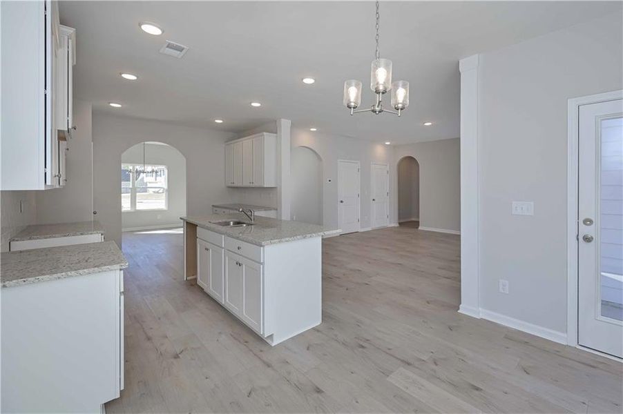 Furnished interior view inside a new home in , Villa Rica (Image 8). Furnished interior view inside a new home in , Villa Rica (Image 8).