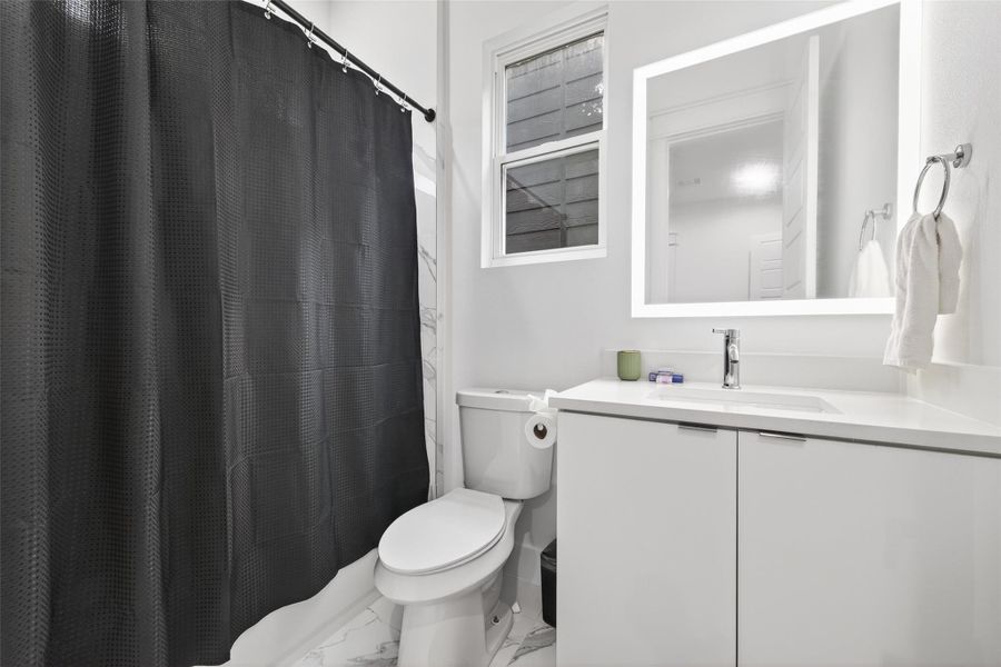 Furnished interior view inside a new home in , Houston (Image 10).