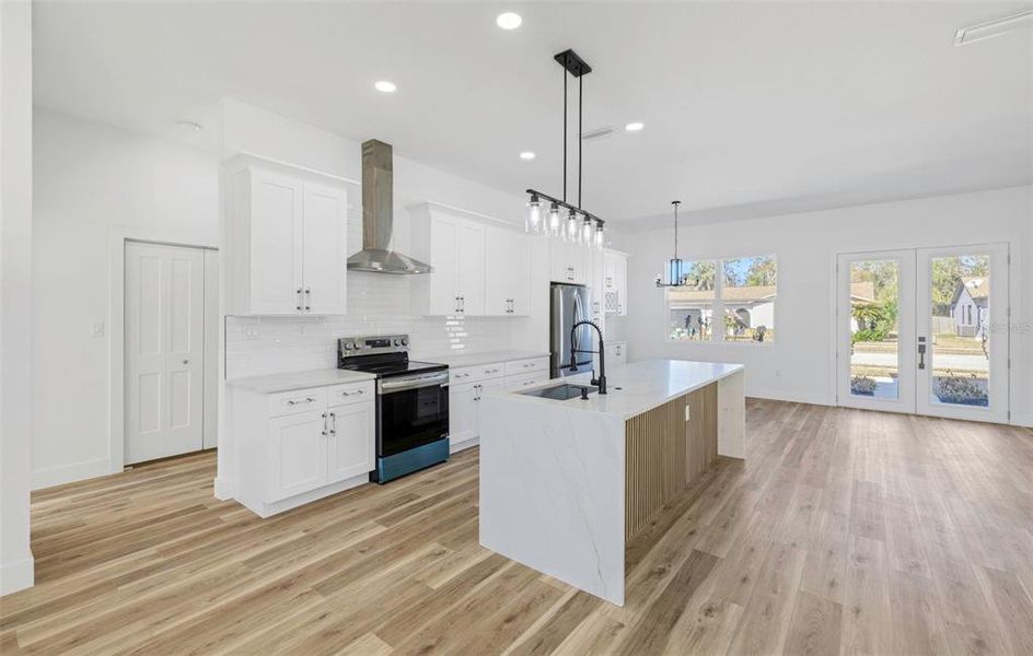 Furnished interior view inside a new home in , Hudson (Image 18).