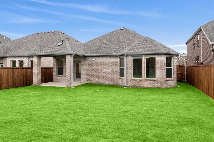 Front exterior of a new home in Lilybrooke at Legacy Hills, Celina, TX, highlighting curb appeal (Image 17). Front exterior of a new home in Lilybrooke at Legacy Hills, Celina, TX, highlighting curb appeal (Image 17).