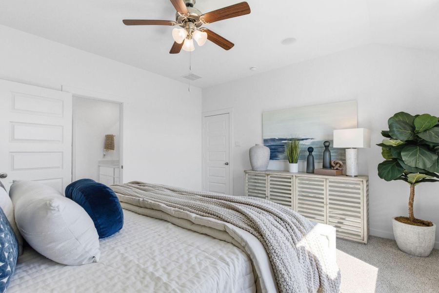 Furnished interior view inside a new home in Westland Ranch 50' Homesites, League City (Image 12).