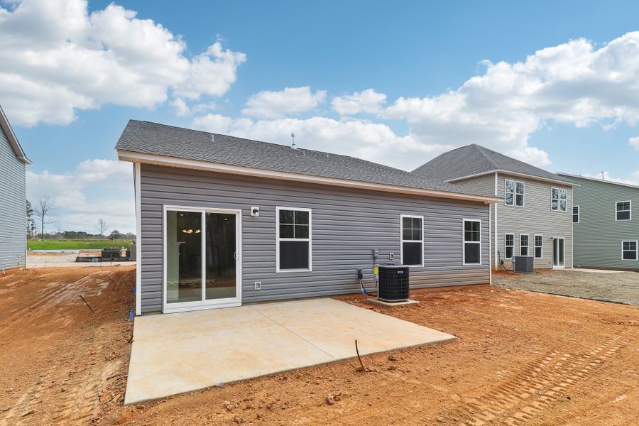 Representative exterior photo of a completed home built from the Darcy II by Great Southern Homes in Shady Grove, Conway, SC (Image 29).