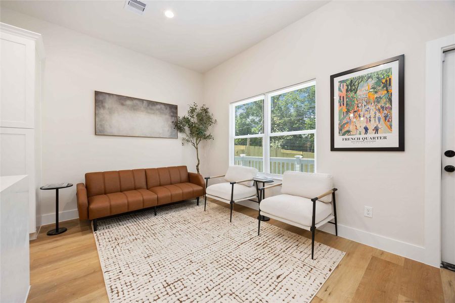 Furnished interior view inside a new home in , Houston (Image 7). Furnished interior view inside a new home in , Houston (Image 7).