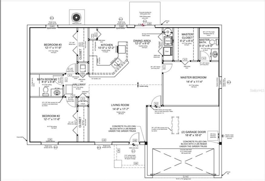 2D floor plan layout of this home in , Dunnellon, FL (Image 3).