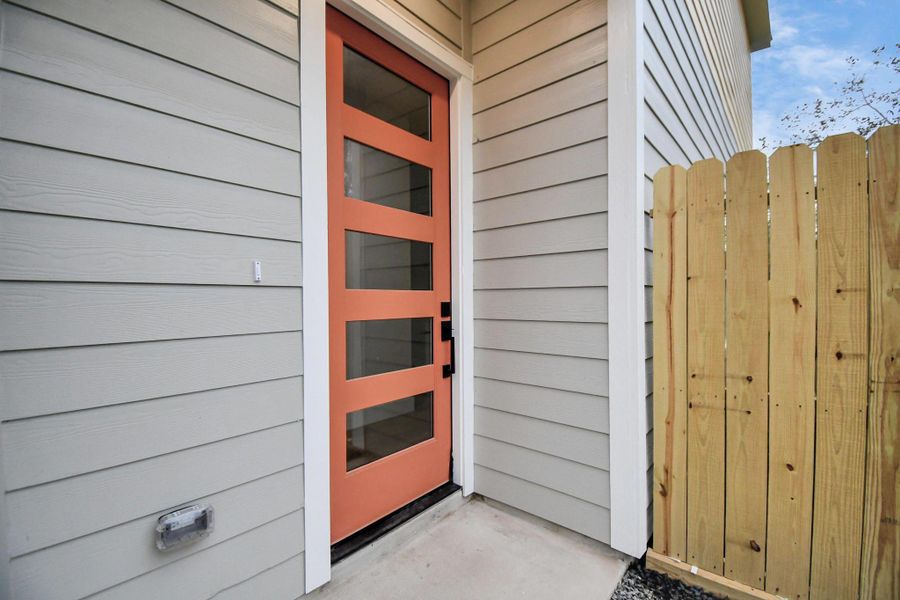 Exterior details and patio area of a home in , Houston (Image 2). Exterior details and patio area of a home in , Houston (Image 2).