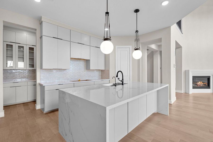 Furnished interior view inside a new home in Elyson 45' & 70', Katy (Image 10).