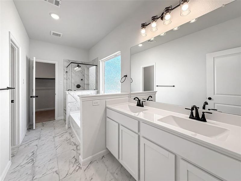 Furnished interior view inside a new home in Travis Ranch, Forney (Image 19).