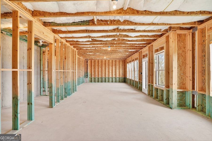 In-progress construction of a new home in The Manor at Gainesville Township, Gainesville, GA (Image 41).