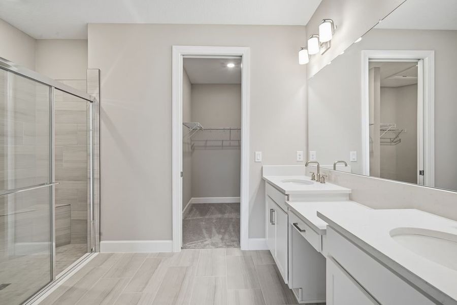 Furnished interior view inside a new home in Esplanade at Wiregrass Ranch, Wesley Chapel (Image 7).