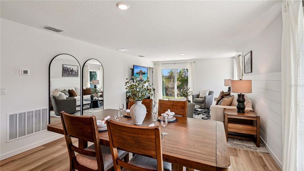 Furnished interior view inside a new home in Derby Creek, Ocala (Image 9). Furnished interior view inside a new home in Derby Creek, Ocala (Image 9).
