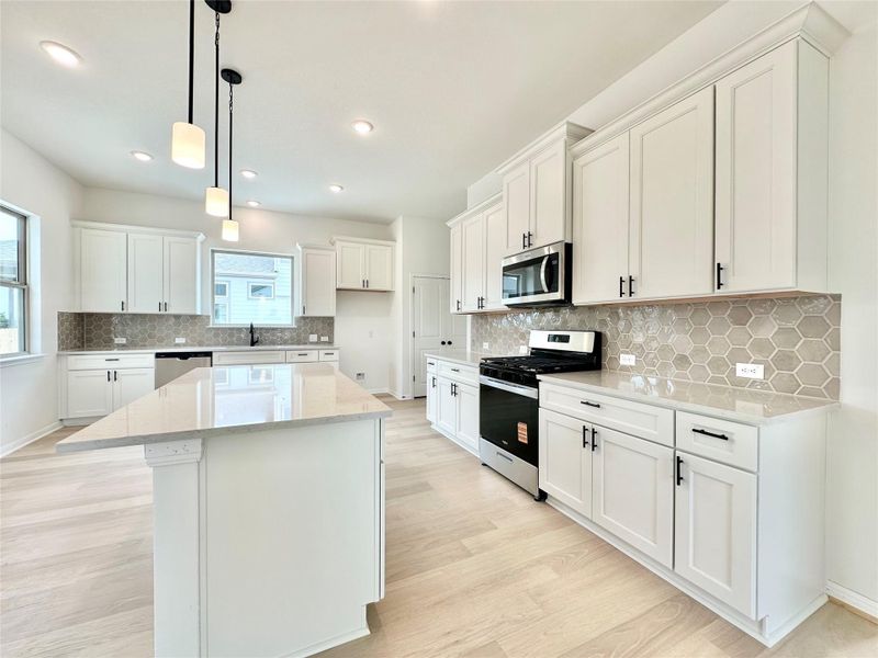 Furnished interior view inside a new home in Sage Hollow, Kyle (Image 3).