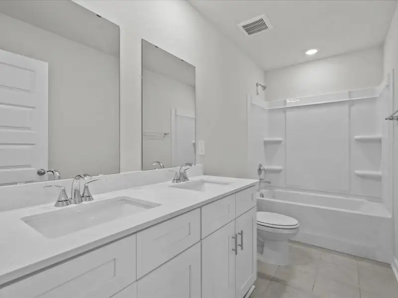 Furnished interior view inside a new home in Creek Ridge - Heritage Collection, Spartanburg (Image 6).