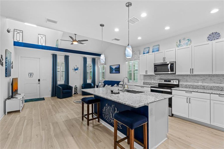 Furnished interior view inside a new home in , Daytona Beach (Image 27).