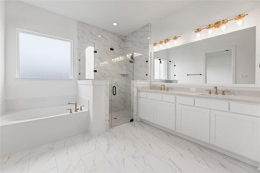 Furnished interior view inside a new home in King Crossing Estates, Van Alstyne (Image 12).