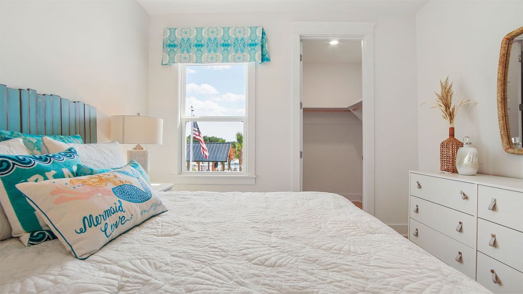 Representative furnished interior of a home built from the Brayden by D.R. Horton in Parkside, Santa Rosa Beach (Image 48).