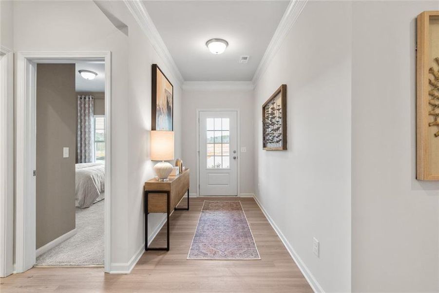 Furnished interior view inside a new home in Summerfield Place, Carrollton (Image 29).