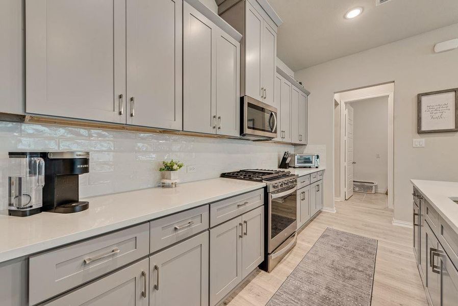 Furnished interior view inside a new home in , Flower Mound (Image 11).