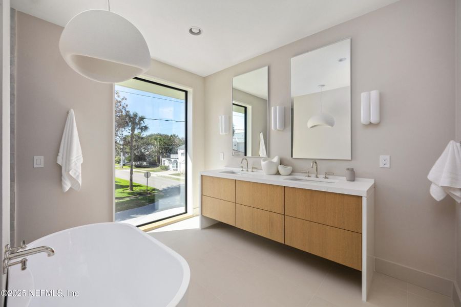 Furnished interior view inside a new home in , Atlantic Beach (Image 17).