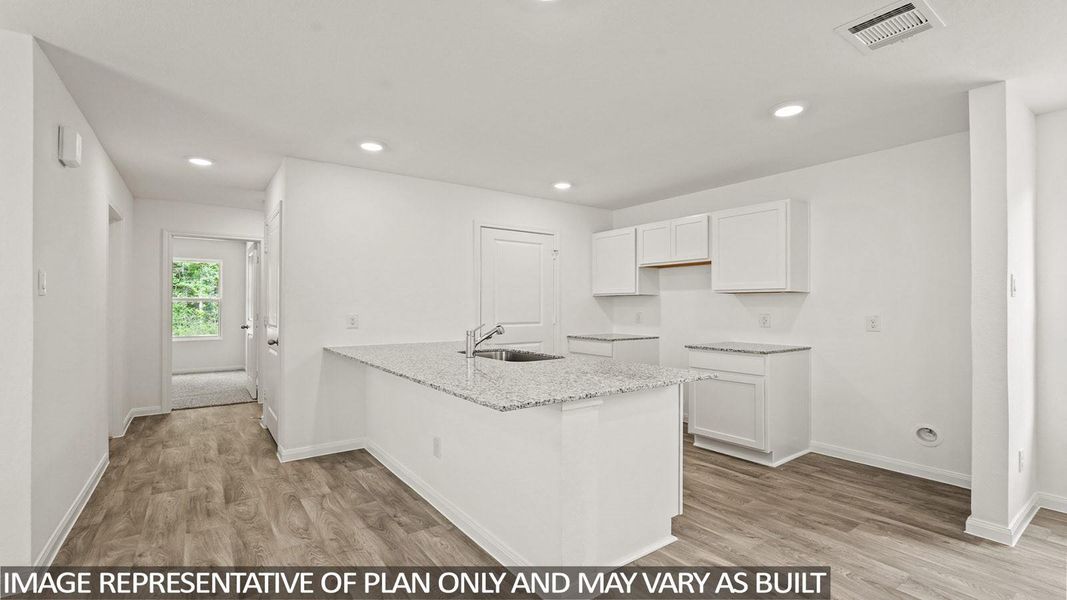 Furnished interior view inside a new home in Gemini, Splendora (Image 4).