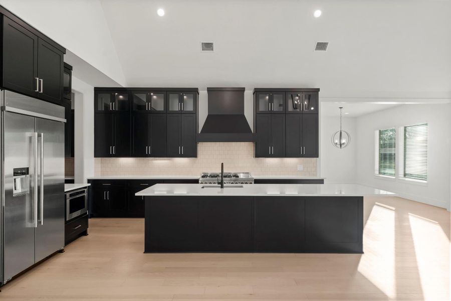 Furnished interior view inside a new home in Homestead Hill, New Waverly (Image 8).
