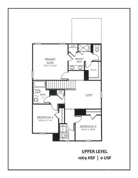 Floor Plan Upper Level