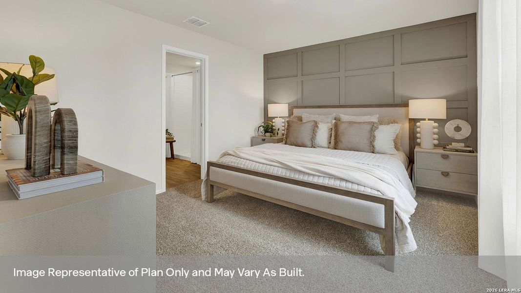 Furnished interior view inside a new home in Lantana, Lockhart (Image 3).