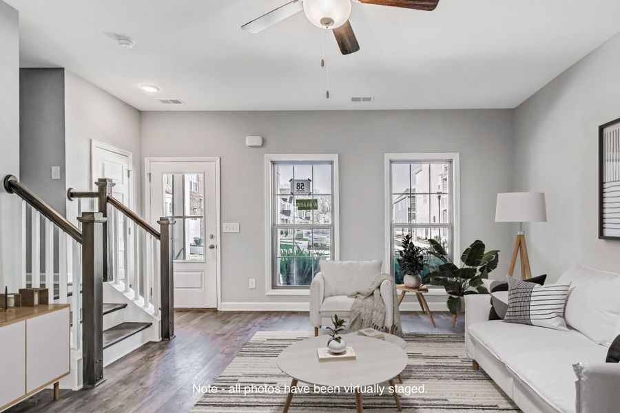 Representative furnished interior of a home built from the Fairfax by Parkside Builders in Oxford Station, Gallatin (Image 19).