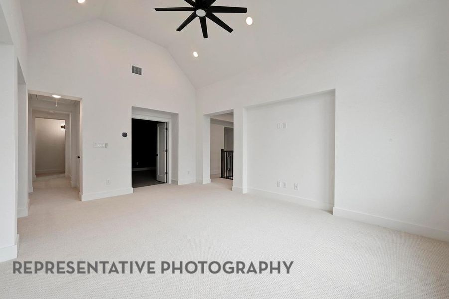 Spacious, unfurnished interior of a new home in Parkside On The River: 70ft. lots, Georgetown (Image 16). Spacious, unfurnished interior of a new home in Parkside On The River: 70ft. lots, Georgetown (Image 16).