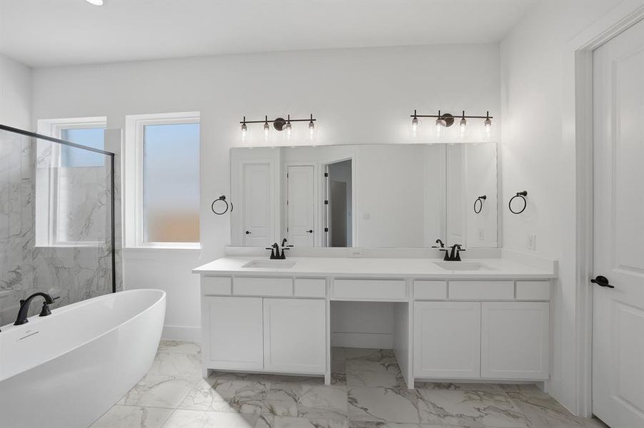 Furnished interior view inside a new home in Tavolo Park, Fort Worth (Image 14).