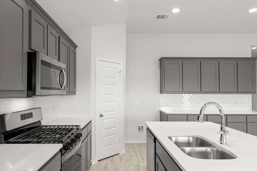 Representative exterior photo of a completed home built from the Austin by Impression Homes in Northspur, Terrell, TX (Image 7). Representative exterior photo of a completed home built from the Austin by Impression Homes in Northspur, Terrell, TX (Image 7).