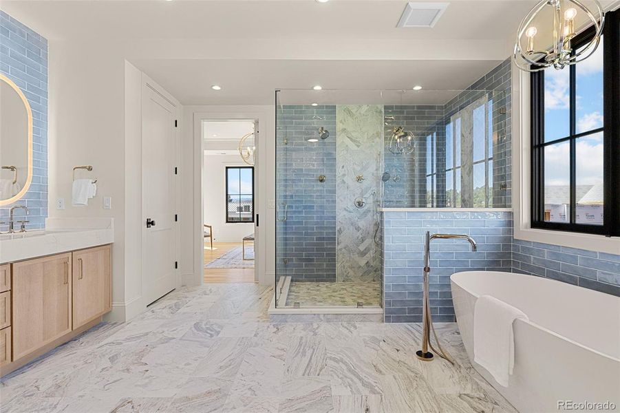 Furnished interior view inside a new home in , Greenwood Village (Image 16). Furnished interior view inside a new home in , Greenwood Village (Image 16).