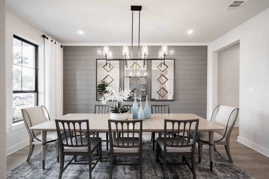 Representative furnished interior of a home built from the Meritage by Tri Pointe Homes in Legacy Grove, Montgomery (Image 50).
