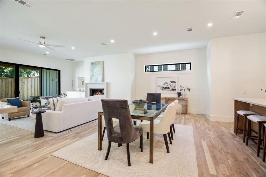 Furnished interior view inside a new home in , Dallas (Image 30).