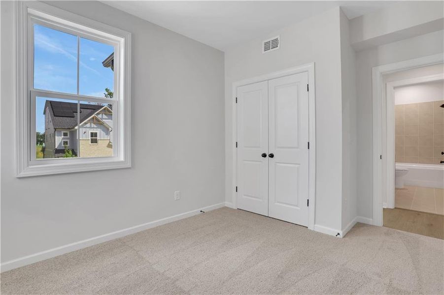 Spacious, unfurnished interior of a new home in Poppy at GreenHouse, Marietta (Image 22).