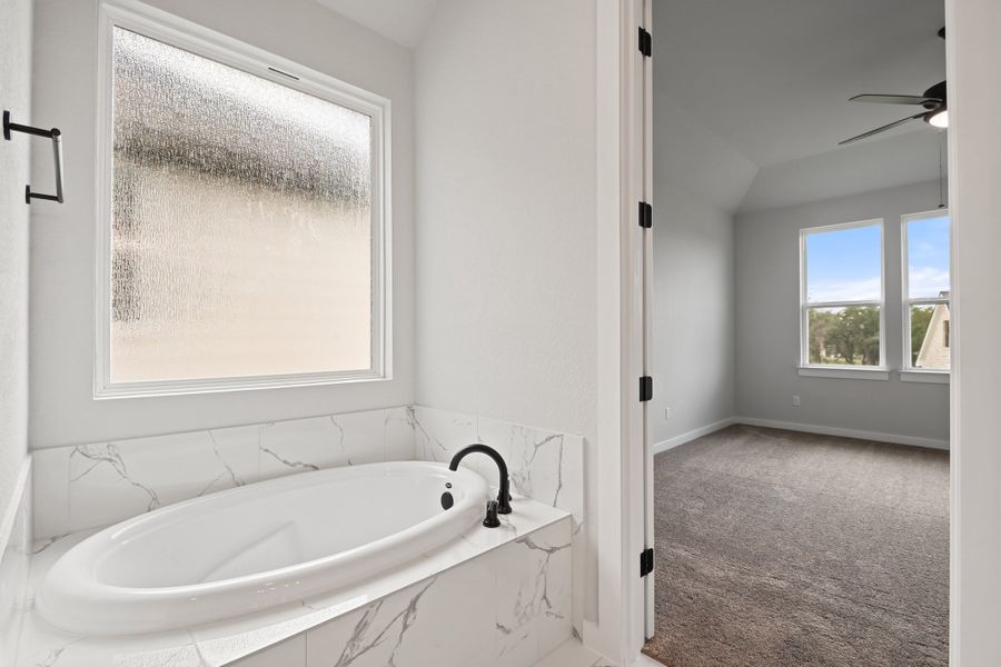 Furnished interior view inside a new home in Lariat, Liberty Hill (Image 17).