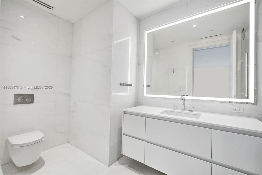 Furnished interior view inside a new home in , Miami (Image 18).