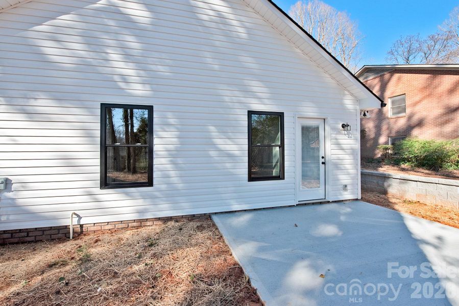 Exterior details and patio area of a home in , Kannapolis (Image 18).