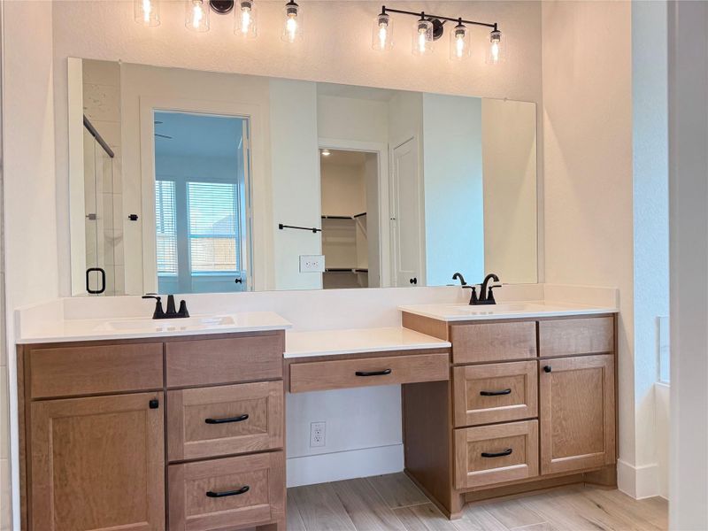Furnished interior view inside a new home in Wood Leaf Reserve, Tomball (Image 6).