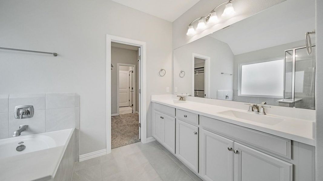 Representative furnished interior of a home built from the Bermuda by Brightland Homes in Bridgeland Creekland Village, Cypress (Image 10).