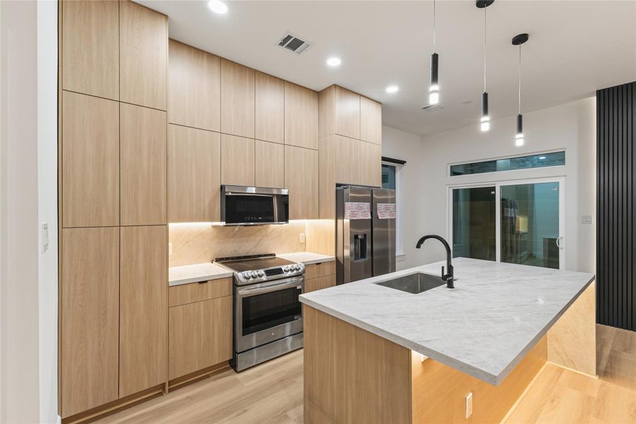 Furnished interior view inside a new home in , Houston (Image 2).