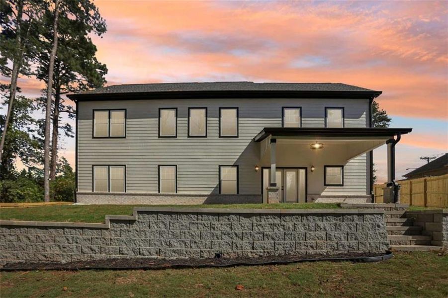 Exterior details and patio area of a home in , Lilburn (Image 37). Exterior details and patio area of a home in , Lilburn (Image 37).