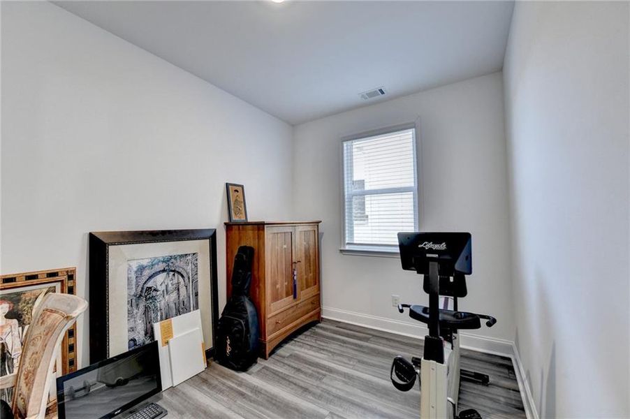 Furnished interior view inside a new home in Bailey Fence, Dacula (Image 41).