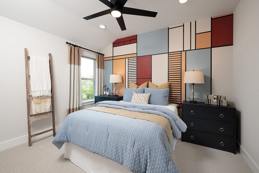 Furnished interior view inside a new home in Carriage Collection at Painted Tree, McKinney (Image 13). Furnished interior view inside a new home in Carriage Collection at Painted Tree, McKinney (Image 13).