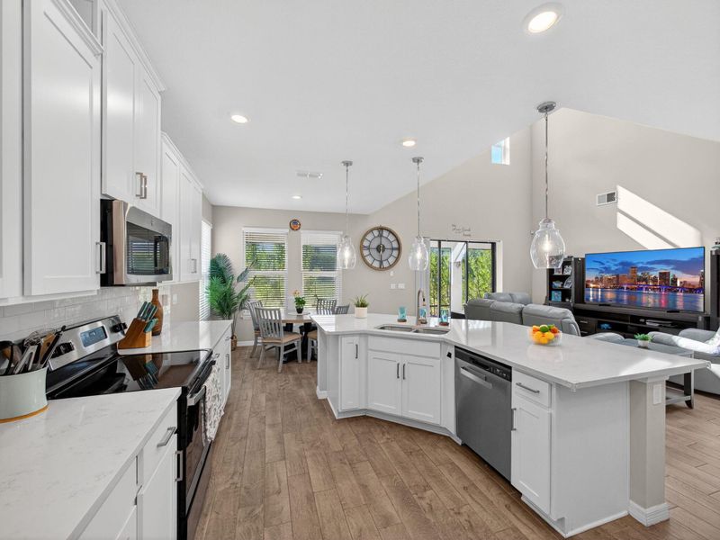 Furnished interior view inside a new home in , Port St. Lucie (Image 25).