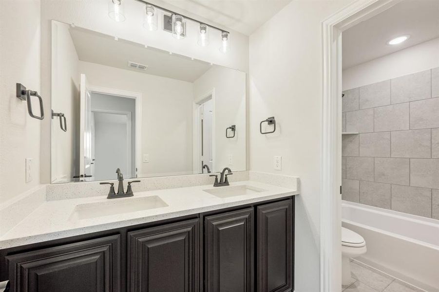 Furnished interior view inside a new home in Homestead at Daniel Farms Phase 2, DeSoto (Image 6). Furnished interior view inside a new home in Homestead at Daniel Farms Phase 2, DeSoto (Image 6).