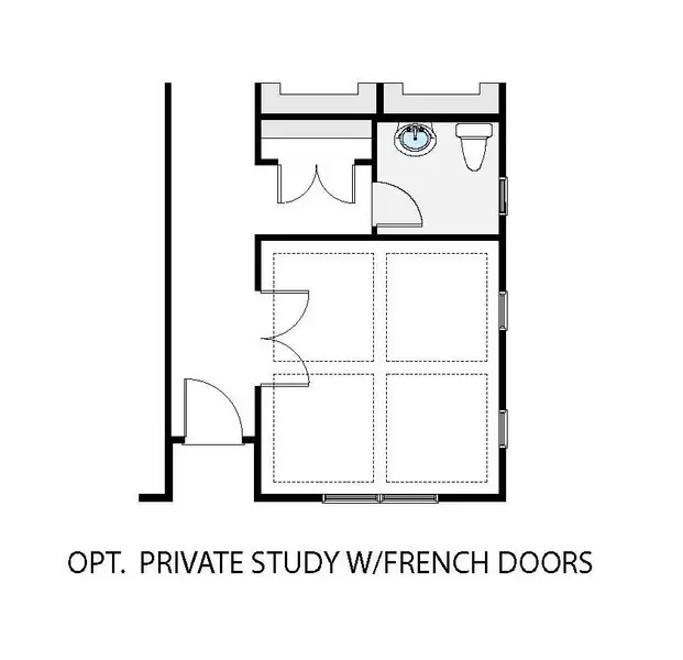 2D floor plan layout for the St Andrews by Greybrook Homes in Edmunds Farm, Clover, SC (Image 29).