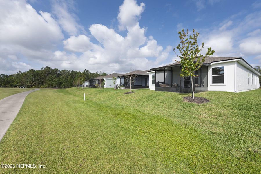Exterior details and patio area of a home in , Bunnell (Image 27).