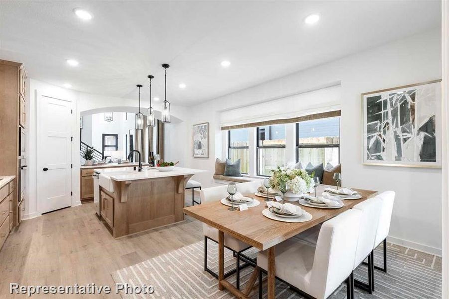 Furnished interior view inside a new home in Creekshaw, Royse City (Image 2).