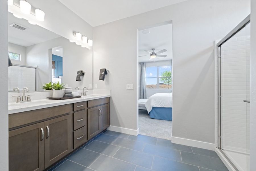 Furnished interior view inside a new home in Combs Ranch, San Tan Valley (Image 20).