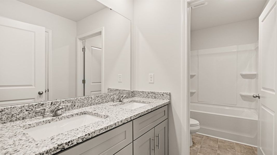 Furnished interior view inside a new home in Southwind Village, Evans (Image 13).